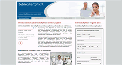 Desktop Screenshot of betriebshaftpflicht-versicherung.biz